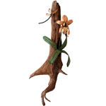 Orchid & Dragonfly - Copper Metal Art Sculpture by Gary Regner