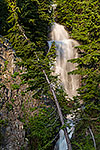 Snow Melt - Washington, Mount Rainier Waterfall Landscape by Gary Regner